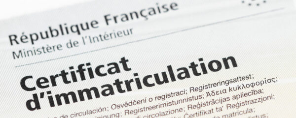 immatriculation