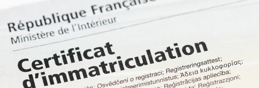 immatriculation